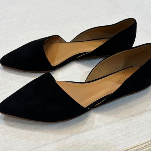 🖤J Crew Audrey Flats in Black Suede Size 5 - Picture 9 of 9